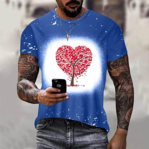 Majica za valentine s kratkim rukavima za muškarce Modni otkucaji za kušanje Grafički tinejdžeri TEes Toes Cool Funny T majice Trendy