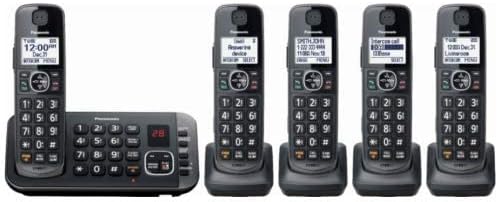 Panasonic KX-Tge645M DECT 6.0 Digital tehnologija Proširiva 5 slušalica Bežični telefon sa sekretaricom