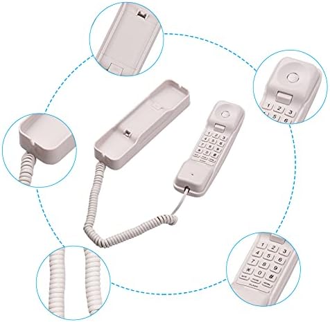 Xixian Corded Telefon, Corded TELEFONSKI DESK ZIDNI ZIDNI PODRŽAVANJE Ponovno podešavanje / bljeskalica / pauza / isključivanje za