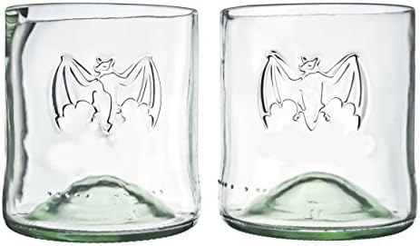 Bacardi Rum Reclaimed Bottles Glassware Barware Drinkware Old Fashioned Naočare Poklon Set