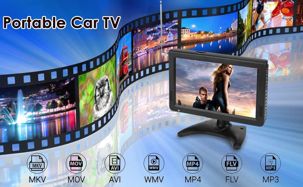 Prijenosni Auto TV, 1080p Stereo digitalni TV visoke osjetljivosti, ATSC tjuner za Auto Radio FM