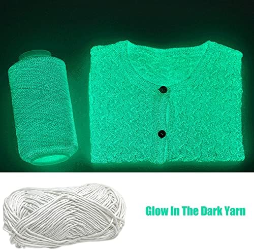 4 kom Glow u tamnoj Pređi, pribor za šivanje, DIY Glow pređa za heklanje pređe za pletenje fluorescentna sjajna pređa, Glow in Dark