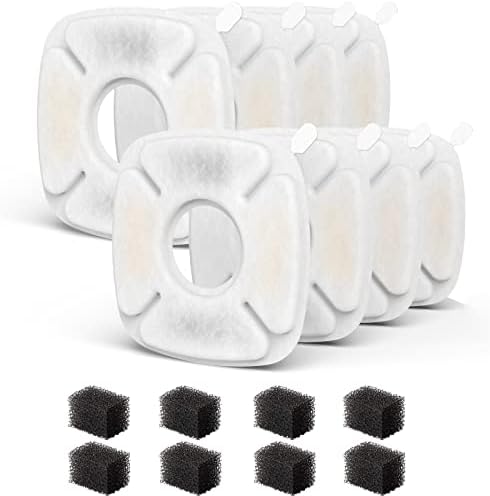 Samanija 10-Pak filteri sa sunđerima, kompatibilni sa Veken 95oz/2.8 L PET Fountain zamjenskim filterima