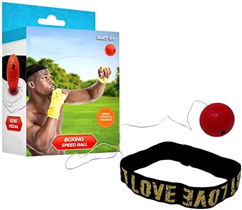 Savršeni vijek ideja React Reflex lopta - bokserski pokloni za muškarce i žene - boks refleksne kuglične trake sa elastičnom rukom za probijanje lopte za izbacivanje vašeg cijelog tijela
