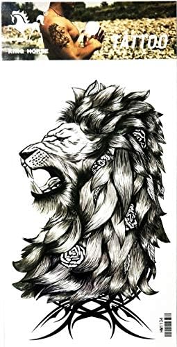 Parita tetovios lav životinjska ruža dlačice crtani tetovaža seksi rum za tijelo na ramenu na ramenu vodootporna uklonjiva za žene muškarci tinejdžeri djeca