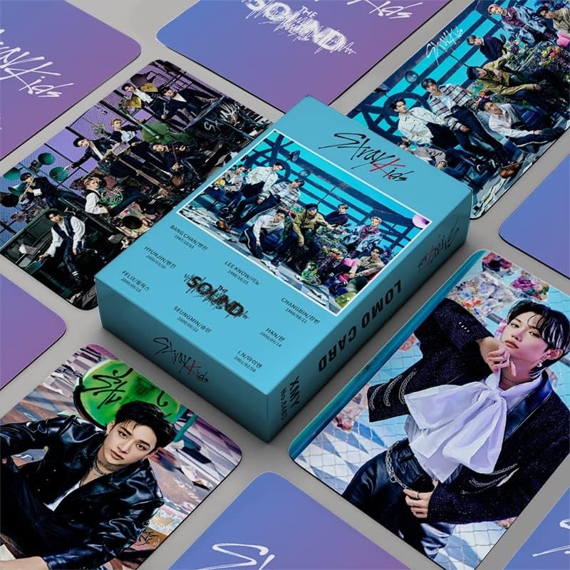 Baosai Straykids The Sound 60 kom Fotokacija Novi album Merchandise Straykids Lomo Card Fans Collection