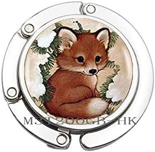 Fox torbica Hook, minimalistički jednostavan nakit, Dainty Fox torba Hook torbica Hook, poklon za nju, rođendanski poklon-MT069