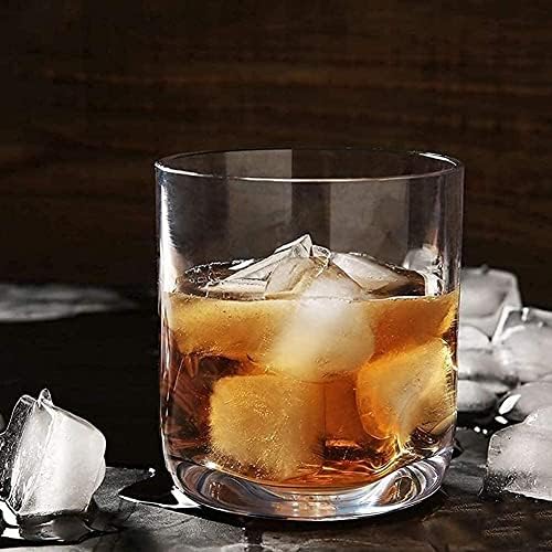 Decanter Set Whisky Decanter dekanter za vino 12.5 Oz Whisky dvostruke staromodne naočare, baza za uvlačenje palca, Barware za pranje posuđa, idealna za Bourbon & Homes & amp; barovi Set od 2 dekantera