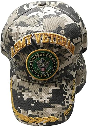 Veteran američke vojske veteran Digitalni kamuflažni Camo vezeni šešir 591ac