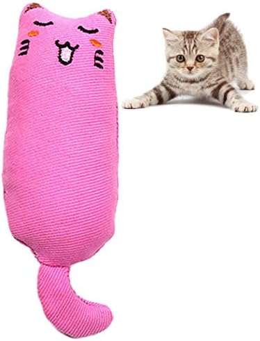 Funpa PET igračka smiješna slatka crtani izraz za ujedanje otporan na prste otporan na igračke CHEW TOY Catnip mačka igračka