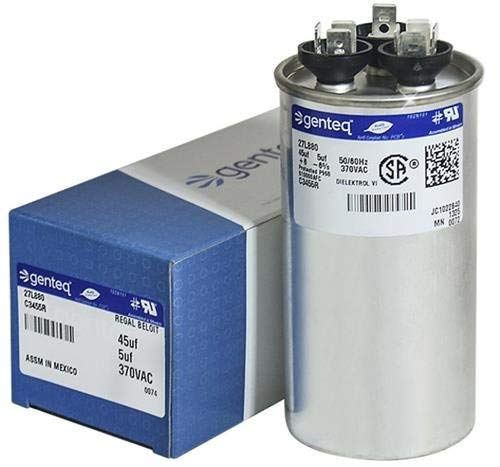 1050837-45 + 5 UF MFD 370 Volt VAC - Heil okrugli dvostruki kondenzator nadogradnja