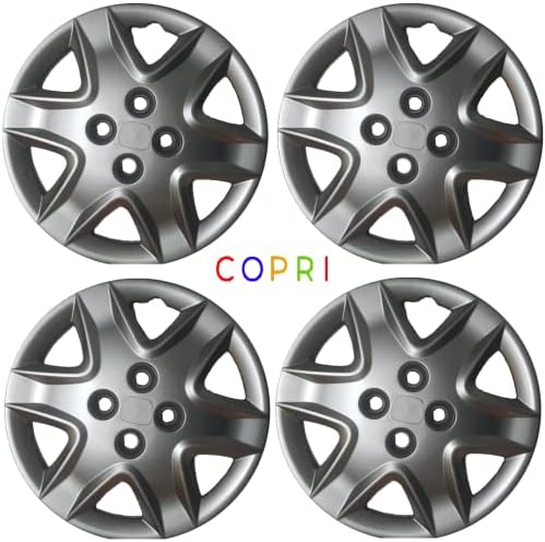 Coprit set poklopca od 4 kotača 14 inčni srebrni HUBCAP vijak - na odgovara Kia