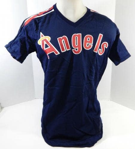 1990 Kalifornija Angels 69 Igra Polovna Plusa Blue dres Plusa 44 DP21428 - Igra Polovni MLB dresovi
