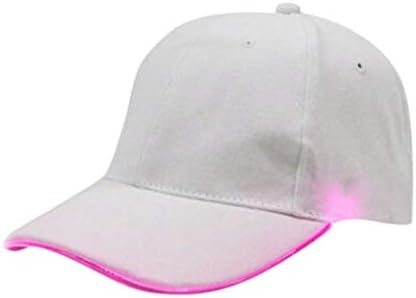 Šešir za zabavu Hip-Hop kapa za bejzbol klub osvijetljeni LED podesivi regali za sjajne šešire za bejzbol kape na zid