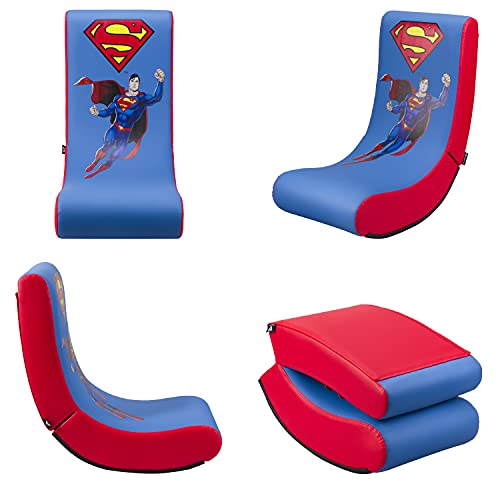 Superman - Junior Rock'n'seat gaming stolica - dječje / tinejdžer Gamer sjedalo za službenu dozvolu za spavaću sobu