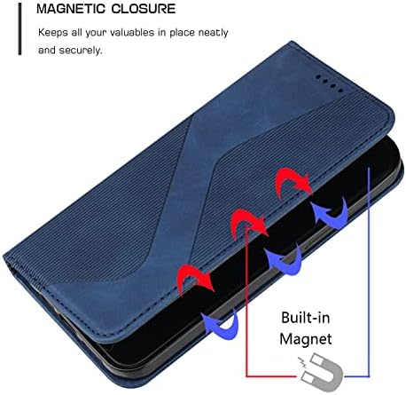 Zaštitna futrola za torbicu za holster Kompatibilan sa Xiaomi 13 Pro, kompatibilan sa Xiaomi 13 PRO futrolom [TPU ShockOtrooff Enterijer futrola] PU kožna futrola s magnetskim kopčom poklopca