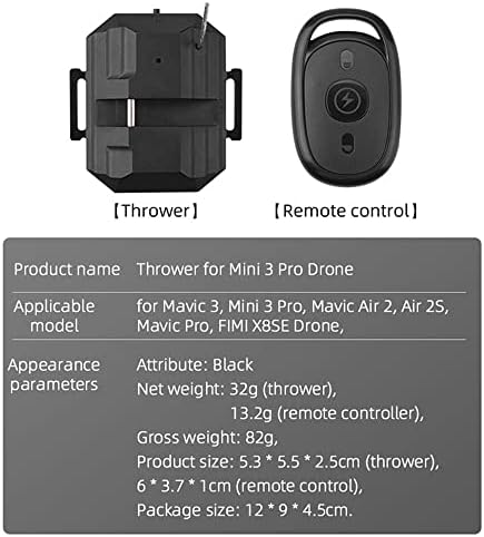 Bacač Airdrop sistemski uređaj za Mini 3 Pro, Mini 2, Mini SE, Mavic Mini, Mavic Pro, Mavic Air, za Fimi X8SE Airdrop Release dostava