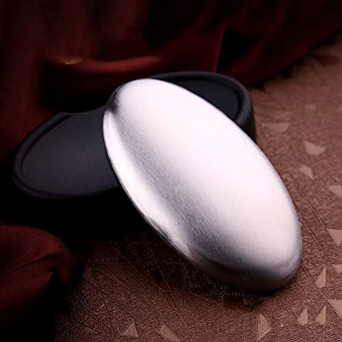 Baoer od nehrđajućeg čelika za uklanjanje mirisa za uklanjanje mirisa Bar Magic sapun Eliminira luk za belog luka mirisa na kuhinjski gadget čelični sapun