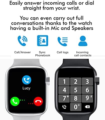 Vrijeme Flies X5 Smart Watch Call Primanje / biranje nadograđene 2023 SmartWatch vodootporna fitness verzija sa temperaturom, otkucajem srca, spavanje, krvni kisik za muškarce za muškarce