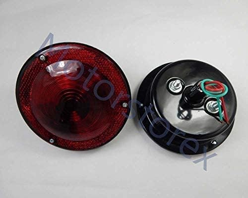 Motorstorex - kombinacija Park Red Lens Light Skupštine za WILLYS JEEP CJ3 CJ5 CJ6 CJ2A CJ3A CJ3B * * novo