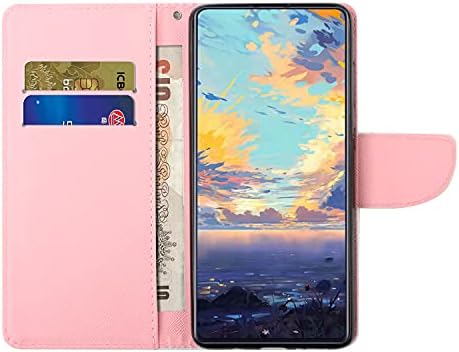 IMIRST slučaj za Galaxy S22 Ultra novčanik slučaj Painted, Galaxy S22 Ultra Flip telefon slučaj, Shockproof PU Koža magnetni zaštitni