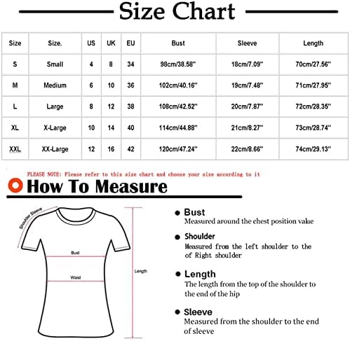 Odjeća s kratkim rukavima Trendy V izrez Graphic Loot Fit Brunch bluza košulja za žene Pamuk TOP Ljeto Jesen žene VC VC
