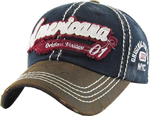 Amerika USA Eagle Vintage uznemireni Tata šešir bejzbol kapa Podesiva
