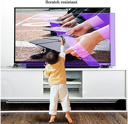 WSHA TV zaštitnik zaslona 32-65 inča ANTI Blue Svjetlo / protiv ogrebotine / protiv prsta, za LCD, LED, 4K, 4K OLED & QEDIL i zakrivljeni ekran, 39