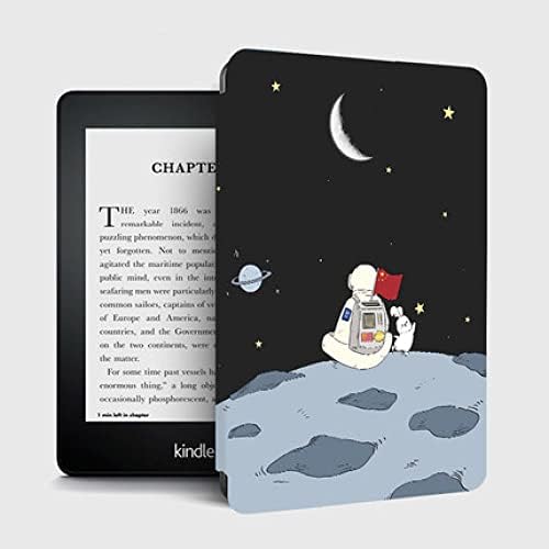 Futrola za 6,8 Kindle Paperwhite i Kindle Paperwhite Potpisno izdanje,PU kožni Folio poklopac za e-čitač Kindle Paperwhite 2021, Astronaut Looking Out