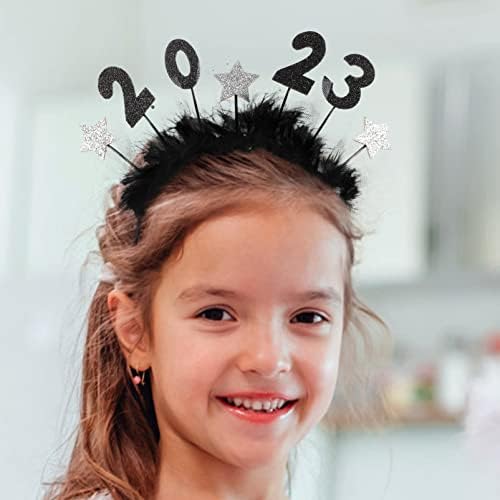 Abaodam 2023 Novogodišnja Traka Za Glavu Novogodišnja Zabava Favorizira Star Hair Hoops Party Accessories