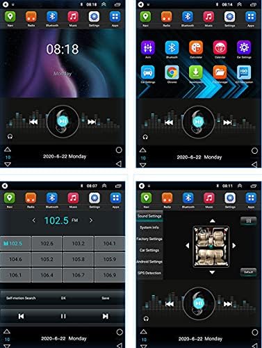 Xinlife Auto Radio Stereo sa Bluetooth ekranom osetljivim na dodir od 9,7 inča Android navigacioni sistem podržava FM Radio kontrolu volana, za Buick Lacrosse 2009-2012