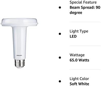 Philips 455444 65 Watt ekvivalent SlimStyle BR30 LED meka Bijela sijalica, zatamnjena, visoka CRI