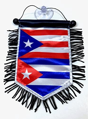 Portoriko Kuba Kubanska rinka za zastava za automobilski hodni zidni prozor Auto oprema Viseći baner