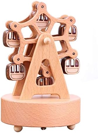 Xjjzs glazbena kutija Custom Wooden Music Box ugravirana ručna ručna kolica za ručnu kutiju za rođendu za rođendanski rođendanski