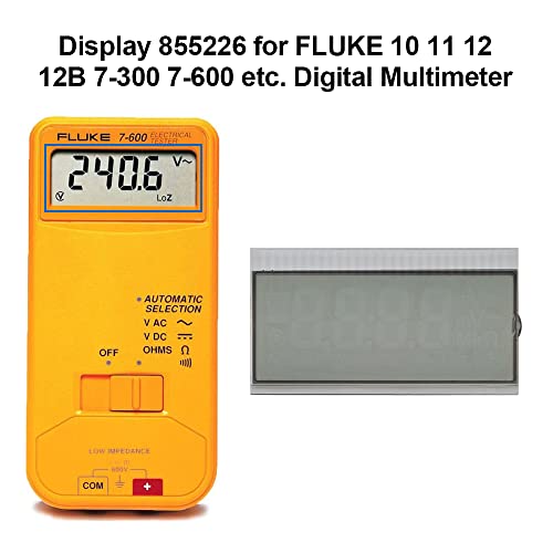 Benet prikaz 855226 Zamjena za Fuke 7-300 7-600 10 11 12 12b itd. Digitalni multimetar, crni