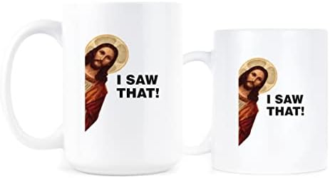 Video sam da je Isus MUG FUNNY Isus šalica kafe Isus Meme Cup