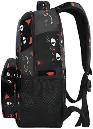 Alaza crtane crne i sive mačke veliki ruksak personalizirani prijenosna iPad tablet Travel školska torba sa više džepova