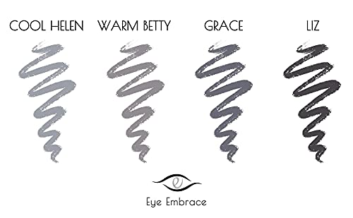 Eye Embrace Grace: Cool srednje siva puder za obrve & amp; Pro Grip ugaona četka za obrve Bundle-vodootporan, bez okrutnosti