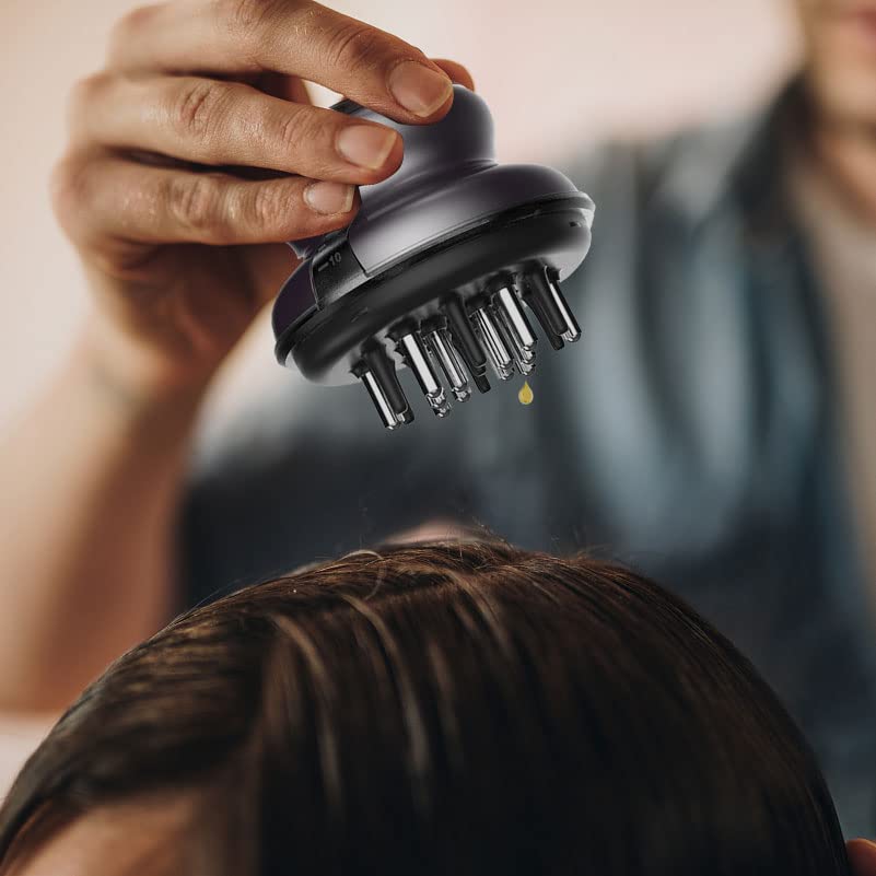 Oradrem Scalp applicator češalj za tretman vlasišta za kosu, Rolling Ball Applicator Brush gubitak kose nanesite na različite marke Hair Groth Serum ulje 2022 Upgrade