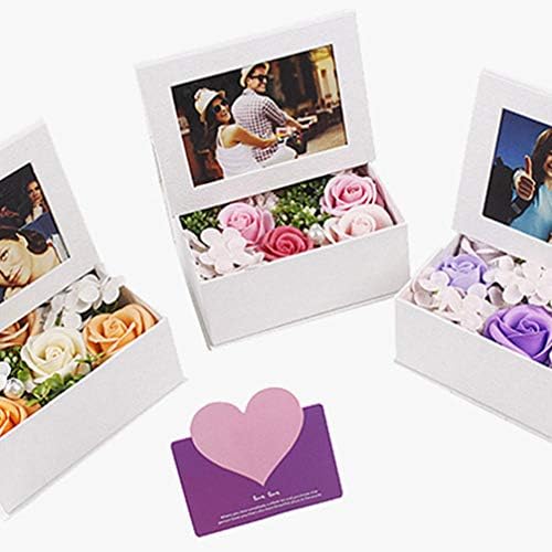 Aboofan Wedding Slikovni okvir Sapun splet poklon kutija Rose Sapun Flow Frame Box Box Valentines Day predstavlja najbolji poklon za svoj ornament okvir za slike