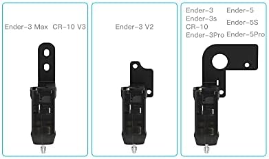 Creality Crunch Automatski senzor za izravnavanje sa 6kom sa 6kom PTFE presvučenim mlaznicom 0,4 mm za ENDER 3 V2 / Ender 3 Pro /