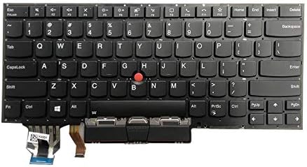 GinTai Laptop Američka Tastatura sa pozadinskim osvetljenjem zamena za Lenovo ThinkPad 2019 2020 X1 Carbon 7th 20qd 20QE 20R1 20R2