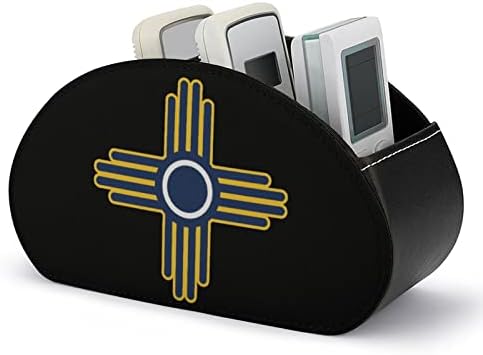 Zia Sun - Zia Pueblo - Novi Mexico3 daljinski upravljač Podjela PU multi-funkcionalna TV nosača daljinskog upravljača organizator s 5 odjeljaka