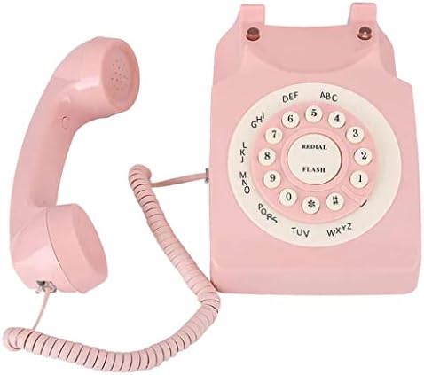 MXiaoxia vintage telefon Kvalitet Kvalitet Telefon Početna Office Pink Euro Telefon fiksni stol