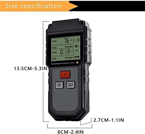 2022 Nova verzija Detektor nuklearnog zračenja Geiger Counter Doziranje alarma Dozimeter monitor Prijenosni digitalni mjerač visoke