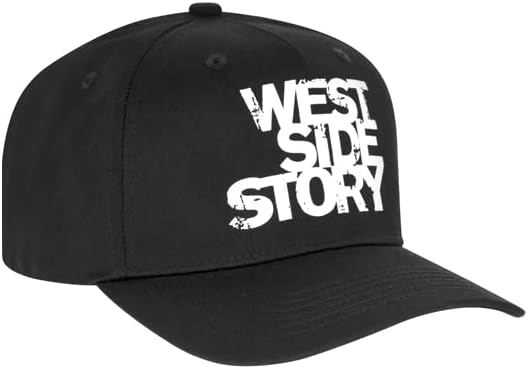 West Side Story Ball Cap: Zvanična Studijska Roba Crna