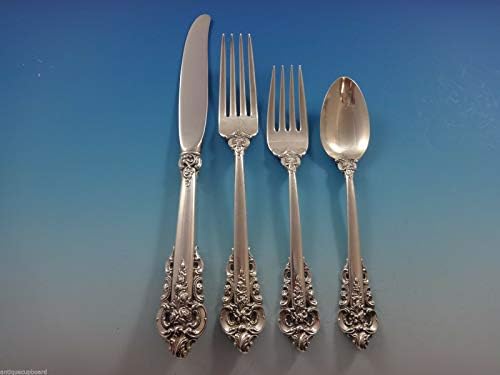 Grande Baroque Wallacea Sterling Silver Flatware Za 24 Set 100 Komada