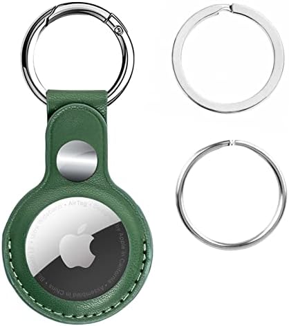 CARSON BRANDS zaštitni kožni držač vazdušnih oznaka Privezak za ključeve za Novu Apple air oznaku, Apple airtag Privezak za ključeve,