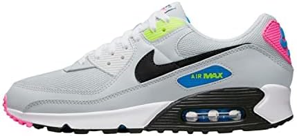 Nike muns air max 90 cipele, čista platina / crno-ružičasta eksplozija