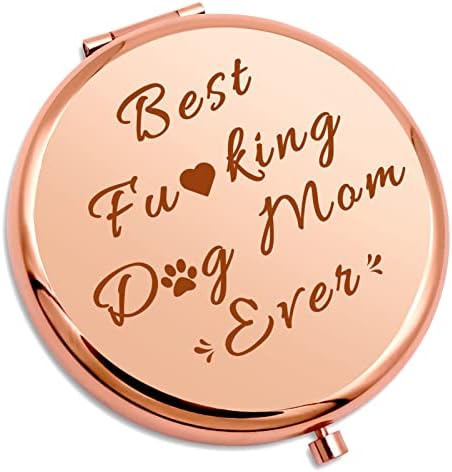 Pokloni ljubitelji pasa Memorijalni poklon za mamu psa putno ogledalo za šminkanje smiješni najbolji vlasnici pasa pokloni za žene